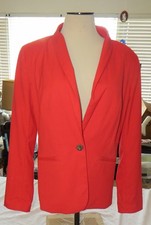 Old Navy Women s Red Aloud Drapey Blazer Size M
