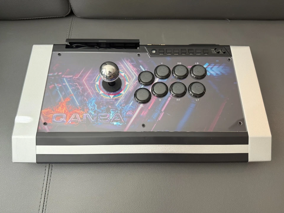 Qanba Q3 Obsidian Silent Arcade Joystick Edición Multifunción para PC - Probado, Foto 4 de 4