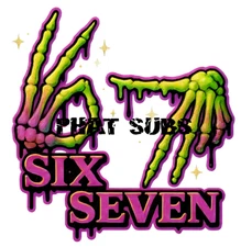 Sublimation Print Six Seven Skeleton Hands Ready To Press Heat Transfer