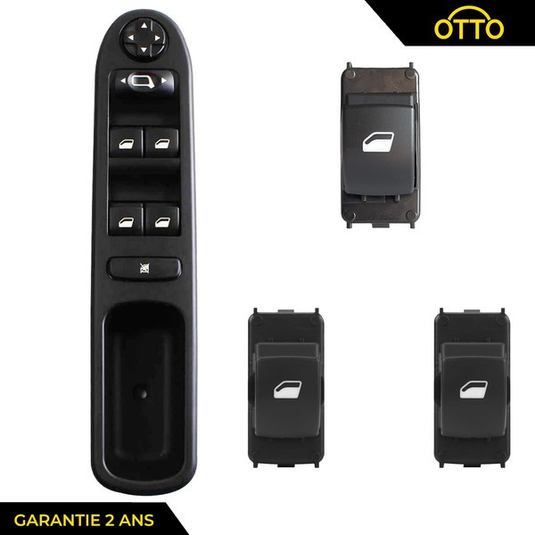 Pack Von Tasten Fensterheber Vorne Hintere FüR 207 5 TüRen Sw - 6554HJ 6554ZL-image