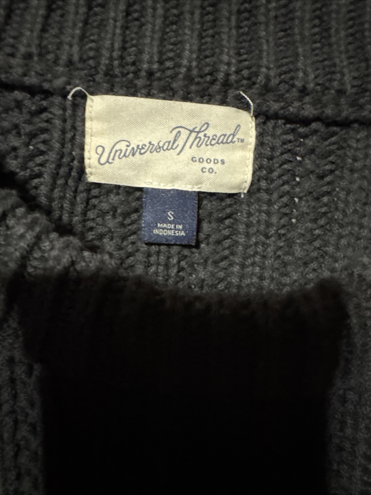 Universal Threads Knitted Sweater Small dark Blue - image 3