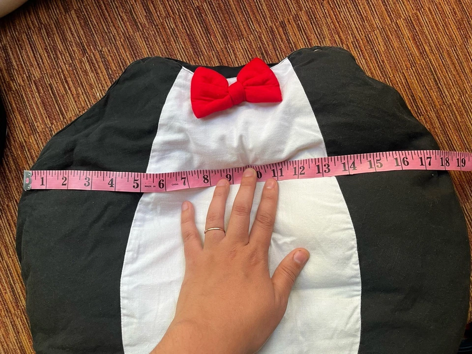 Disfraz de pingüino blanco y negro personalizado vintage hecho a mano para niños/jóvenes Foto 3 de 4