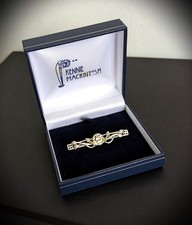 Scottish Silver Charles Rennie MacKintosh Bar Brooch Carrick Jewellery c/w Box