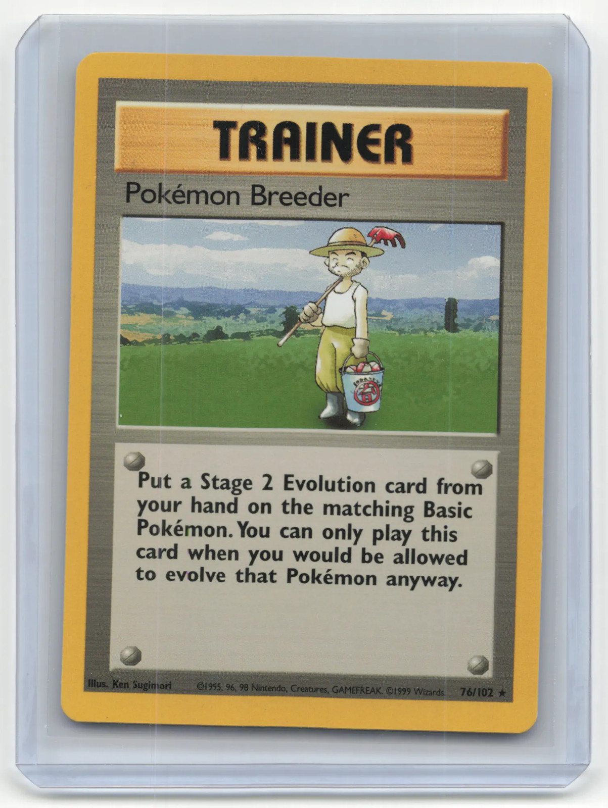 1999 Pokemon—Pokémon Breeder #76/102 Base Set— LP