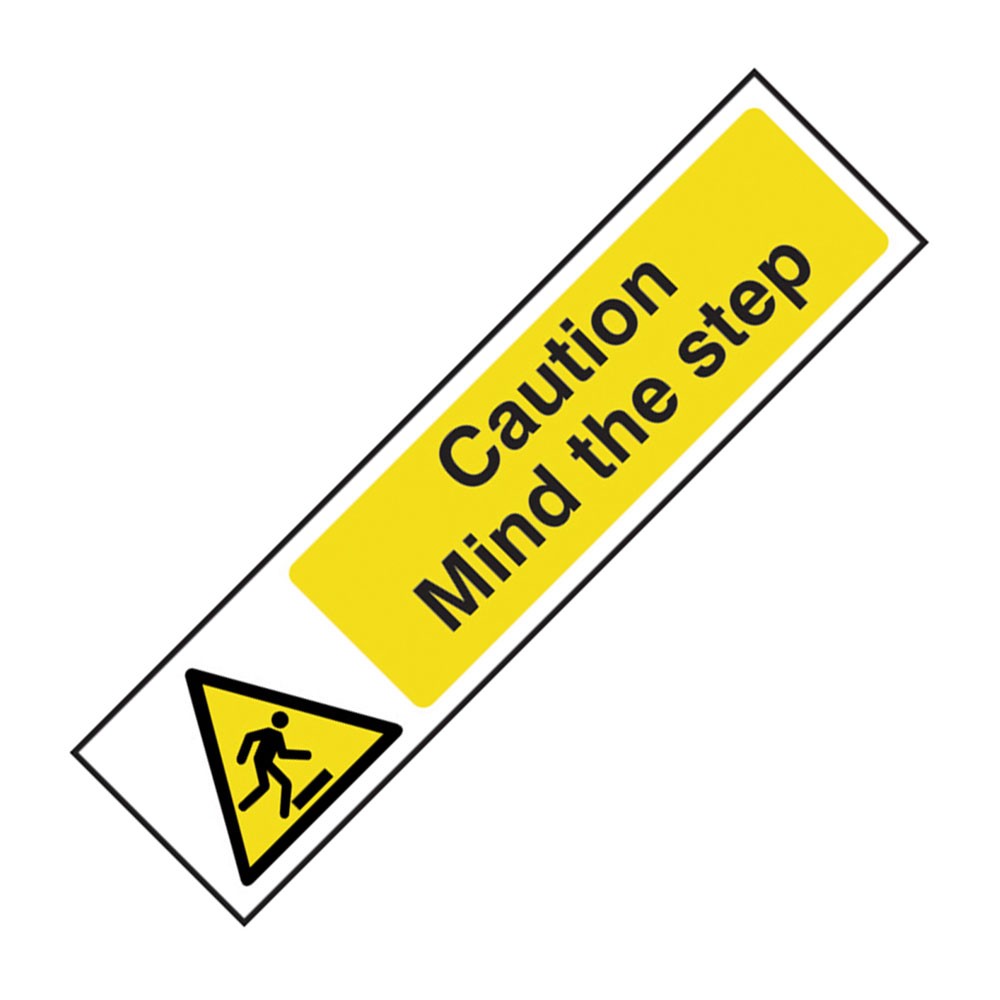 Scan Caution Mind The Step - PVC 200 x 50mm