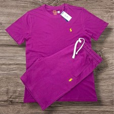 Polo Ralph Lauren Short Set Magenta Medium