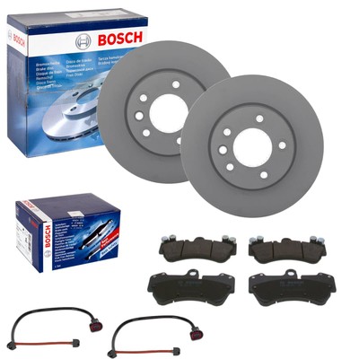 BOSCH BREMSSCHEIBEN 330mm + BELÄGE VORNE passend für PORSCHE CAYENNE 9PA / 955