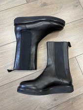 Legres Black Leather Chelsea Boots Size EU 36 / UK 3 Brand New
