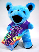 Daydream Grateful Dead Bean Bear Cubs Plush Liquid Blue 1998 Steven Smith