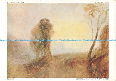 D253048 National Gallery Sunrise A Castle on a Bay Turner Karte Nr. 1087 Waterlow