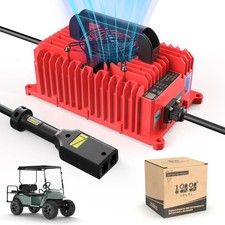 18 AMP 36 Volt Golf Carts Battery Charger with D Style Plug for EZGO TXT for ...