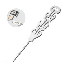 10PCS SIM Card Removal Tool Set, Engraved Stainless Steel SIM Ejector Pins