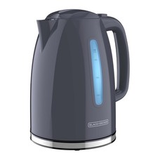 1,7L Cordless Electric Kettle Water Window Rapid Boil Auto Shutoff Grey