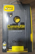 NEW OtterBox Commuter Hard Case for iPhone XR - NEW - SOLID BLACK !