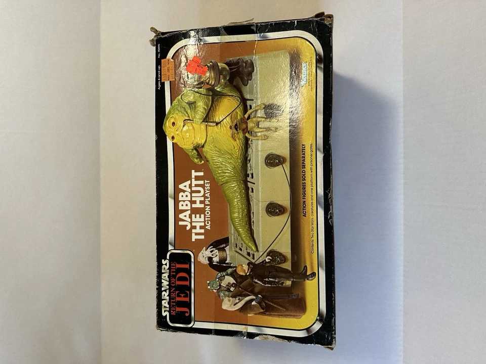 Return of the Jedi Jabba the Hutt Playset 1983 Kenner Rough Box, Sealed Contents - Image 4 of 4