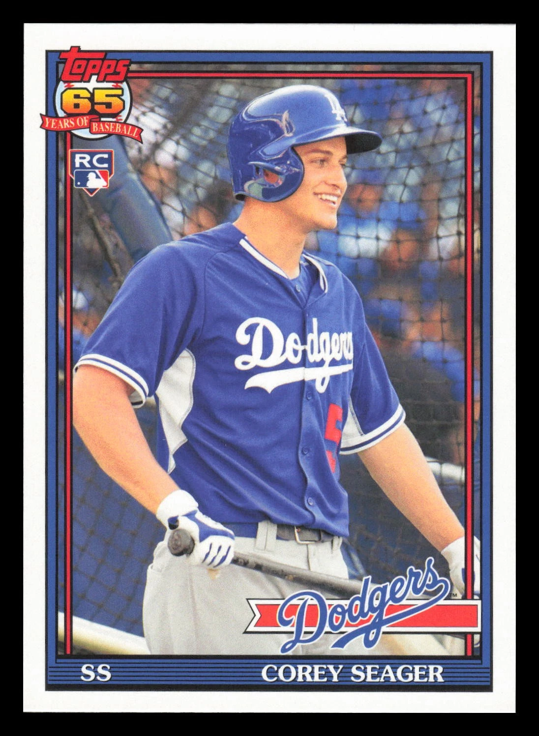 Corey Seager trading card