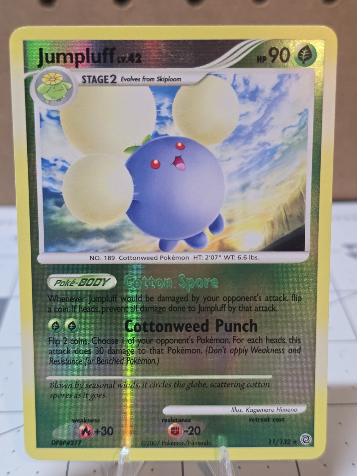 Pokemon TCG Secret Wonders Jumpluff Reverse Holo Rares 11/132 LP
