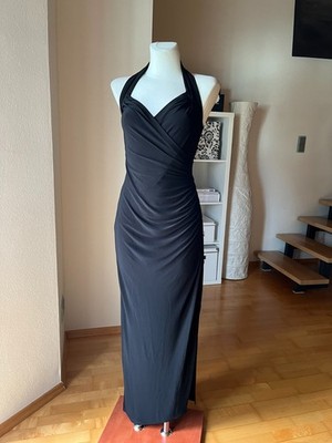 Norma Kamali Abendkleid schwarz Maxikleid Gr. S 36 festlich