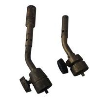 Lot Of 2 Vintage Bernz O Matic Brass Gas Blow Torch Head Tips Antique Tools