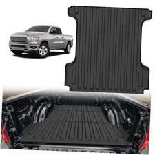 Truck Bed Mat 5.7FT for 19-24 25 Dodge Ram 1500, TPE Anti-Slip Vehicle Cargo