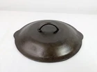 Vintage Unmarked No.8 G Cast Iron Dutch Oven Lid 10 1/2" EXCELLENT BSR, Griswold