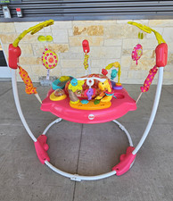 Fisher-Price Pink Baby Activity Center Jumper Exersaucer w/ Seat  Toys