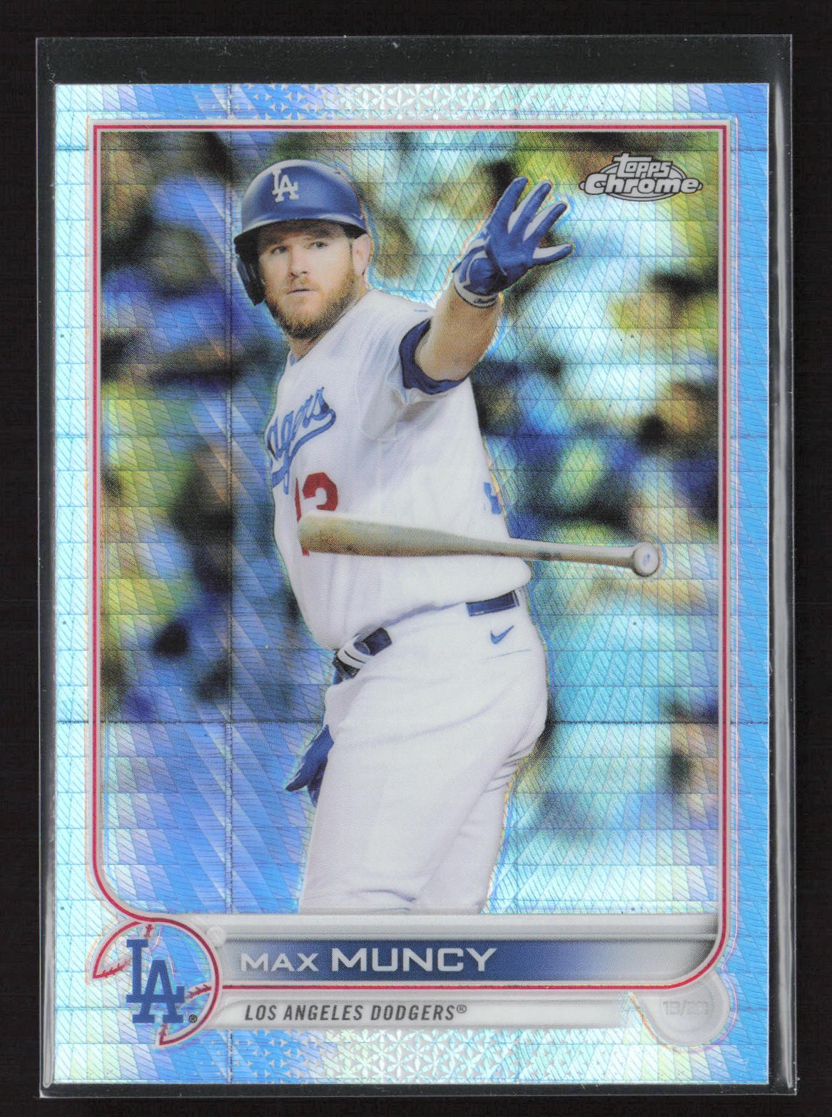 2022 Topps Chrome #42 Max Muncy Prism Refractor A03