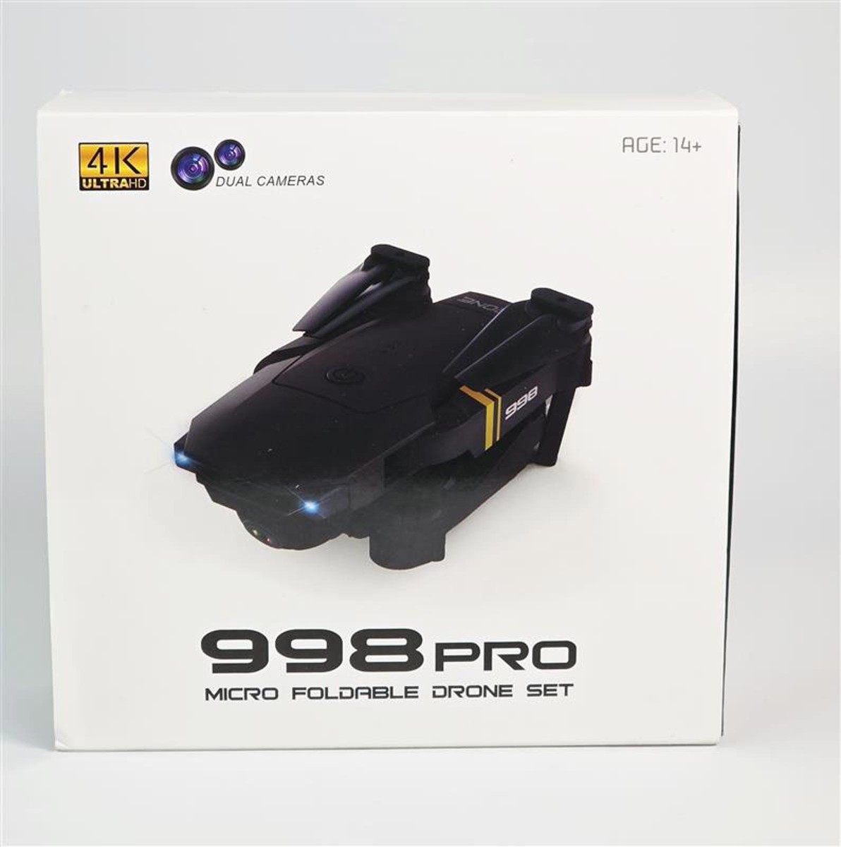 🚁 998 Pro 4K Dual Camera Foldable Drone Set | eBay