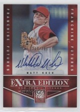 2012 Elite Extra Edition Franchise Futures Signatures 260/300 Matt Koch Auto b1p