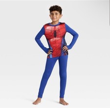 Boys' Spider-Man ThermalUnderwear Set - Blue Small