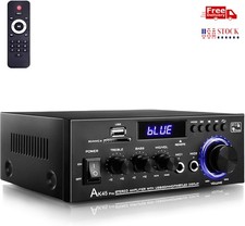AK45 Pro Amplifier Home Audio Stereo Receivers with Bluetooth 5.0,Max 400W,2.0 C