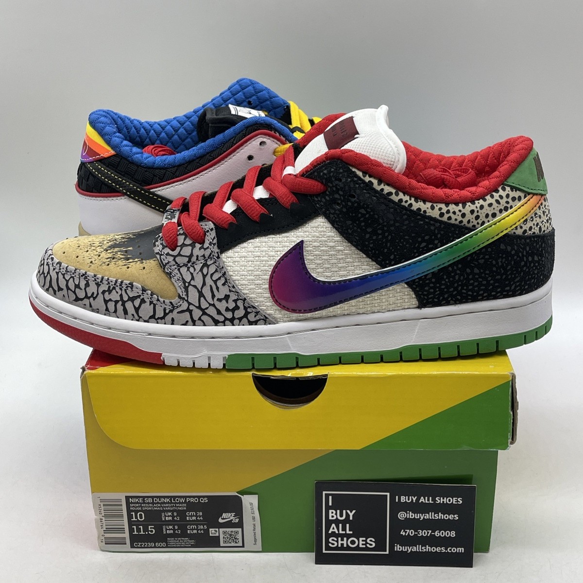 Size 10 - Nike SB Dunk Low What The Paul for sale online | eBay