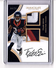 Tyler Ervin RPA 2016 Immaculate Dual Rookie Patch On Card Auto SSP 04/25