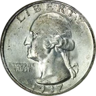 1937-S Washington Quarter NGC MS65 Old Holder Strong Strike