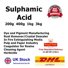 Sulphamic Acid 99.5% Pure Crystals Boiler Descaler Rust Remover FREE UK PP