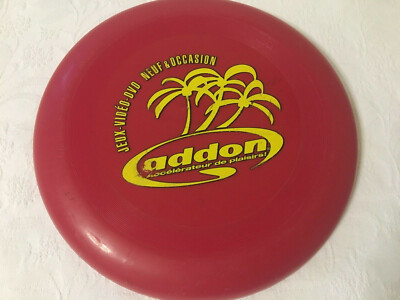 Addon Videospiele Zubehör Lenkradscheibe Frisbee Kunststoff Rot Vintage 2002
