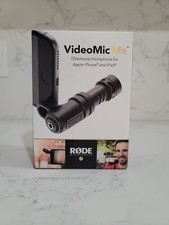 NEW IN BOX VIDEO RODE MIC ME DIRECTIONAL MICROPHONE  FURRY WIND SHIELD