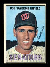 1967 TOPPS OPC O PEE CHEE BASEBALL #27 Bob Saverine EX Washington Senators