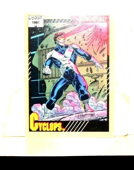 IMPEL 1991 MARVEL SUPER HEROES CARD # 51 CYCLOPS