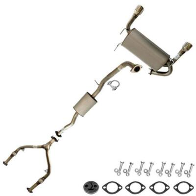 #ad Stainless Steel Ypipe Exhaust System Kit w Hanger Bolts fits: 2003 08 FX35 $486.81