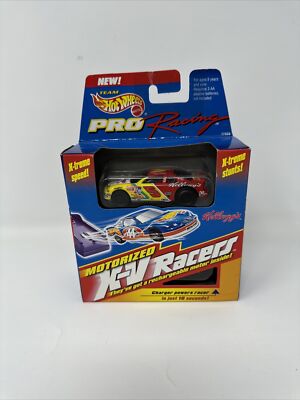 1996 Hot Wheels Pro Racing Motorized X-V Racers Kellogg's