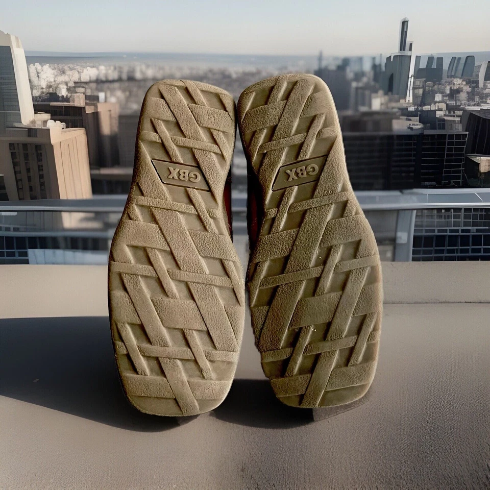 GBX MOCASINES DE CONDUCCIÓN DE CUERO GENUINO PARA HOMBRE SIN CORDONES BEIGE TOSTADO/CAQUI TALLA 10M Foto 3 de 4