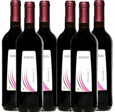 Vino Rosso Barbera Beneventano igp x 6 Bottiglie da 0.75ml Cantine Carannante 