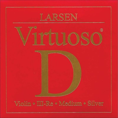 Virtuoso Violin D String - silver/composite fiber: Medium, ball