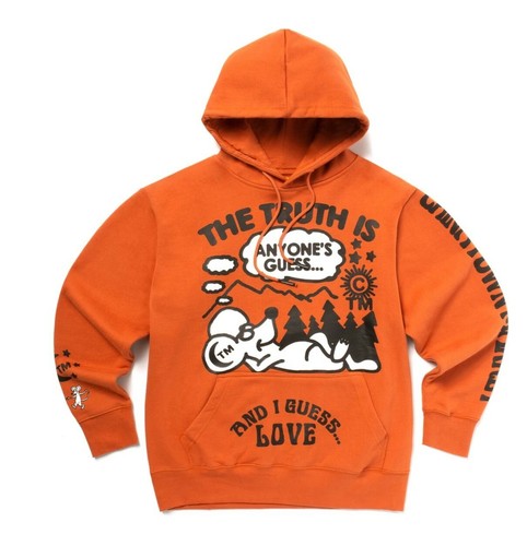 orange guess hoodie