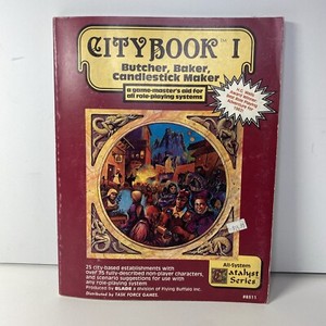 Citybook I - Butcher Baker Candlestick Maker - Flying Buffalo 8511 - 1983