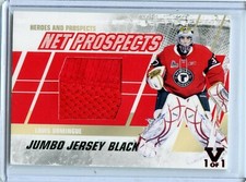 2010-11 ITG Heroes and Prospects Net Prospect Numbers Black NPM04 Louis Domingue