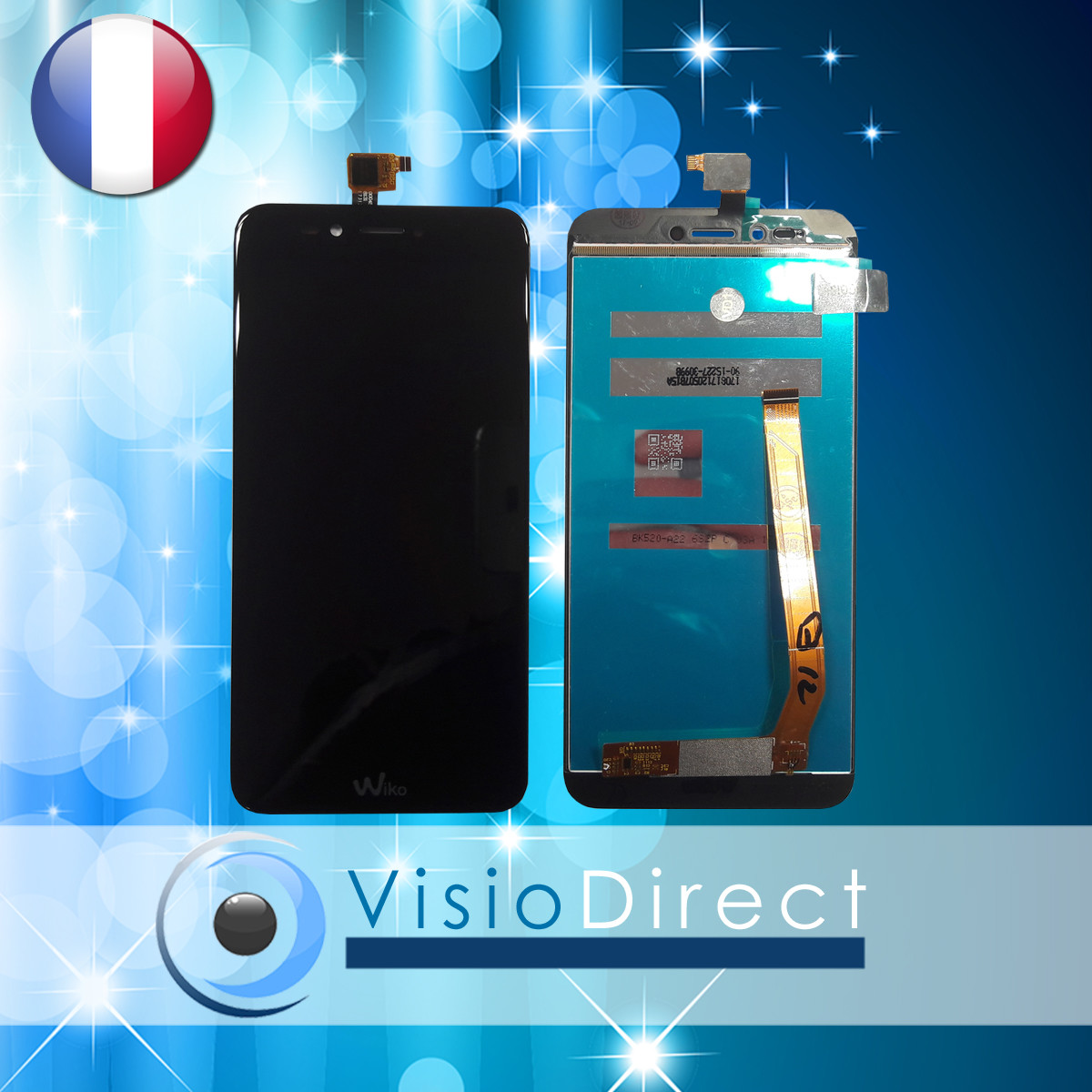 Écran Complet (vitre Tactile + LCD) Pour Wiko U Pulse - Noir - Neuf - Fabriqué En France - Compatible U Pulse Lite