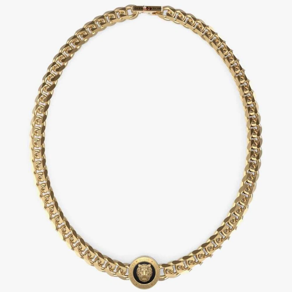 Guess gold chain best sale necklace