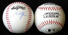 JOSH WILLINGHAM AUTOGRAPHED BASEBALL (TWINS) W/ PROOF!